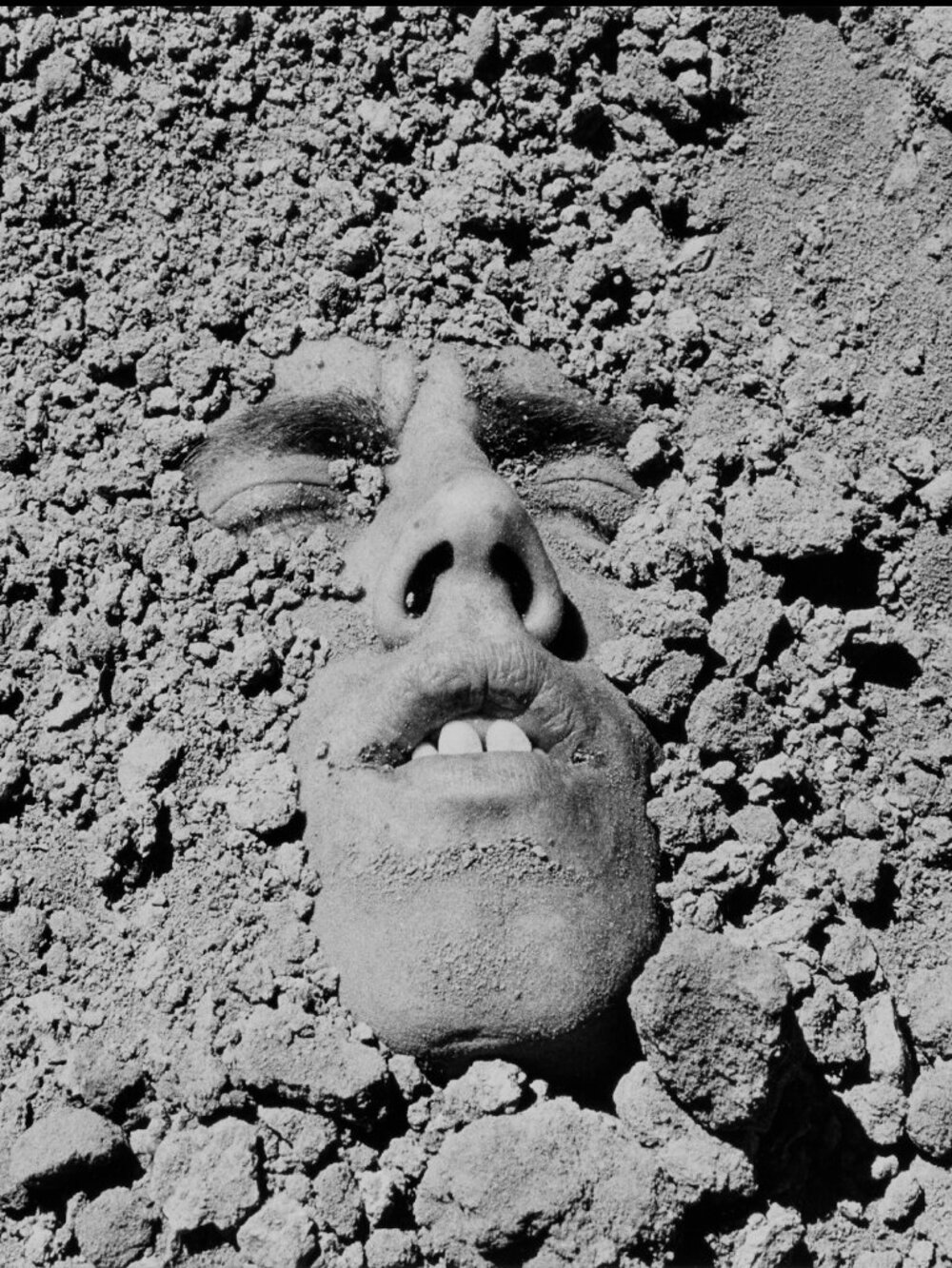 David Wojnarowicz - 1991 Untitled (Face in Dirt)
